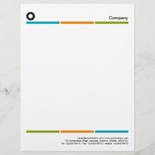 Tri-Color Lines 01 - Aperture Logo Letterhead