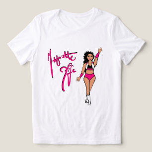 Tri Color Pink Twirl Girl T-Shirt Tri-Blend Shirt