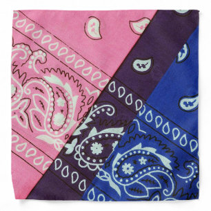 Tri-Color Print Adult Bandana