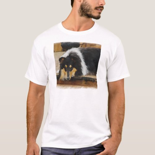 Tri_Color Rough Collie Gifts T_Shirt