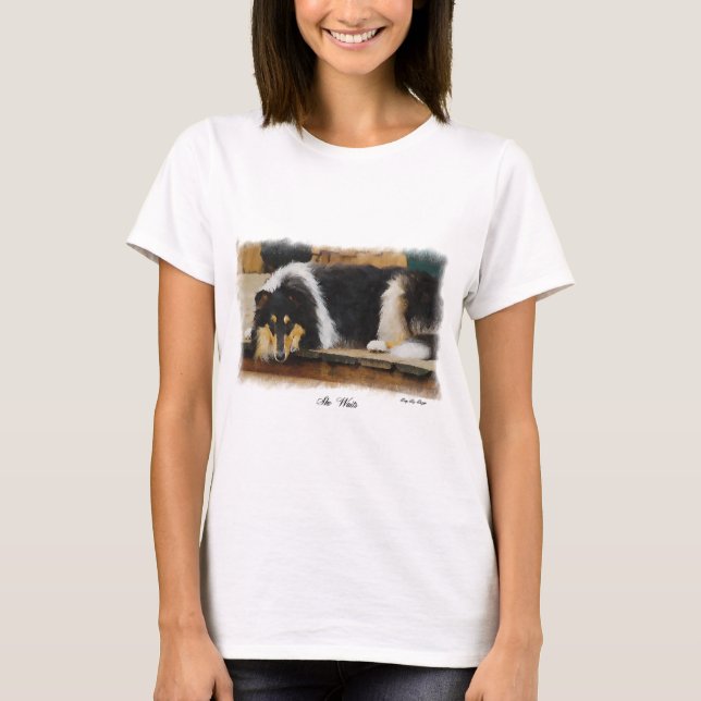 Tri-Color Rough Collie Gifts T-Shirt (Front)