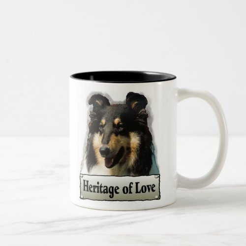 Tri Color Rough Collie Gifts Two_Tone Coffee Mug
