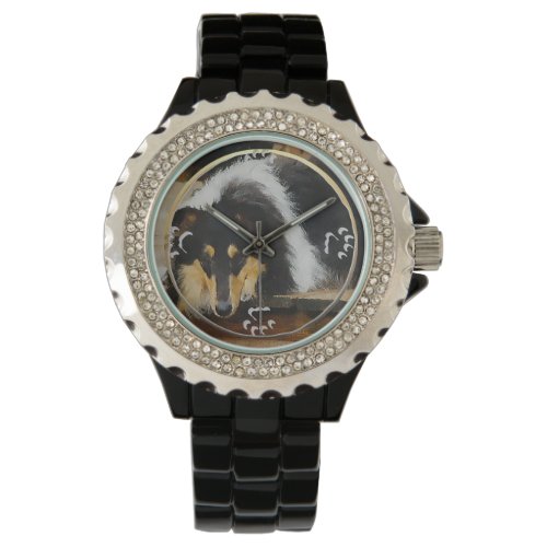 Tri Color Rough Collie Gifts Watch