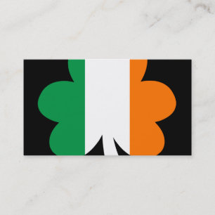 Tri-color Shamrock Business Card