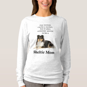Tri-Color Sheltie Mom T-Shirt