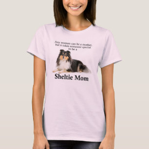 Tri-Color Sheltie Mom T-Shirt