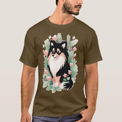 Tri Color Sheltie Shetland Sheepdog T_Shirt