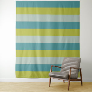 Tri-Color Stripes pattern tapestries
