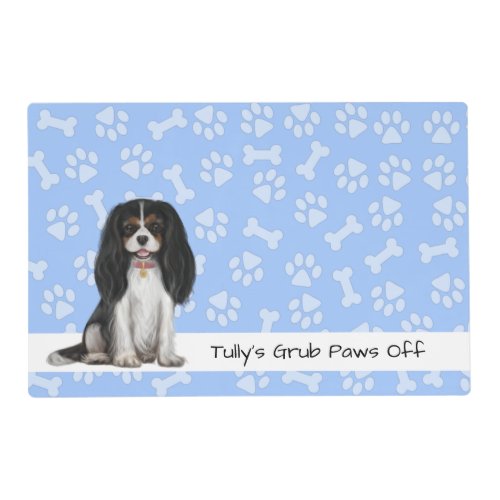 Tri_Colored Cavalier King Charles Spaniel Placemat