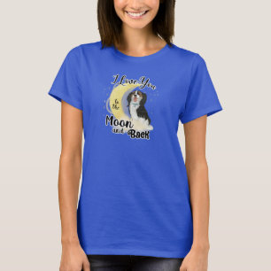 Tri-Colored Cavalier: To the Moon and Back T-Shirt