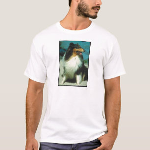 Tri-Colored Collie Rough Coat T-Shirt