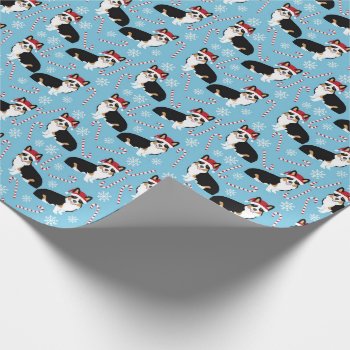 Tri Colored Corgi Wrapping Paper by FriendlyPets at Zazzle