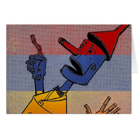 Tri-Colored Tin Man Cards (Front Horizontal)