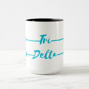 Tri Delta   Arrows Mug
