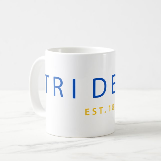 Tri Delta | Est. 1888 Coffee Mug (Front Left)
