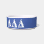 Tri Delta Yellow Letters Bowl<br><div class="desc">Check out these official Delta Chi designs! Personalize your own Greek merchandise on Zazzle.com! Click the Customize button to insert your own name, class year, or club to make a unique product. Try adding text using various fonts & view a preview of your design! Zazzle's easy to customize products have...</div>