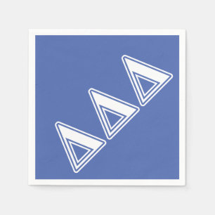Tri Delta Yellow Letters Napkins