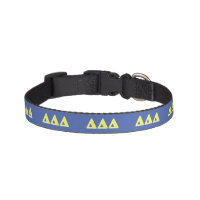 Tri Delta Yellow Letters Pet Collar