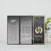 Tri-Fold Yoga Massage Brochures Meditation Posture (Standing Front)