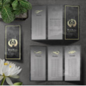 Tri-Fold Yoga Massage Brochures Meditation Posture