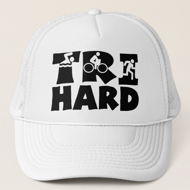 Tri Hard Trucker Hat (Front)