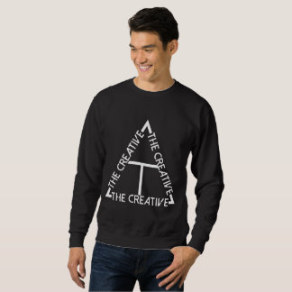 Tri-Logo white on dark 2 Sweatshirt