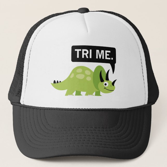 Tri Me Trucker Hat (Front)