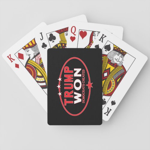 Tri p Won Poker Cards