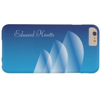 Tri-sail_translucent Sails_blue Sky_personalized Barely There Iphone 6 Plus Case by FUNauticals at Zazzle