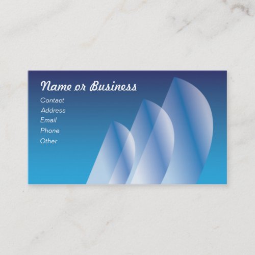 Tri-Sail_translucent sails Business Card Template