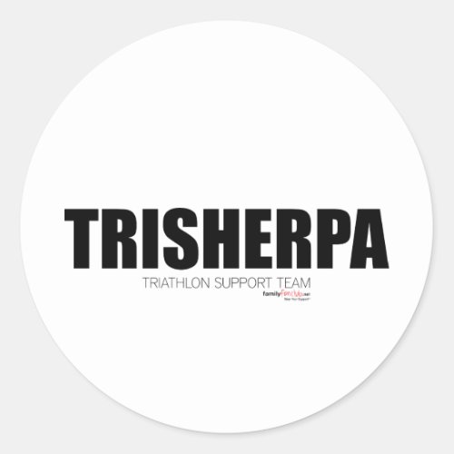 Tri Sherpa Classic Round Sticker