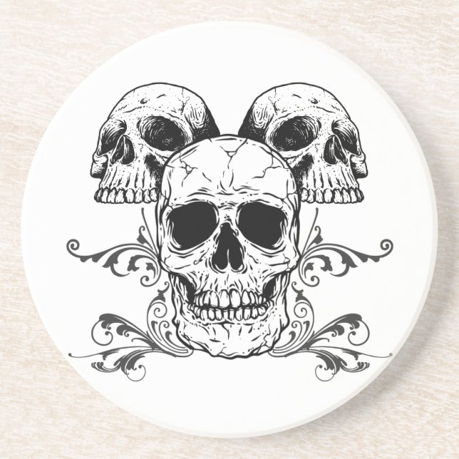 Tri-Skull Coaster (Front)