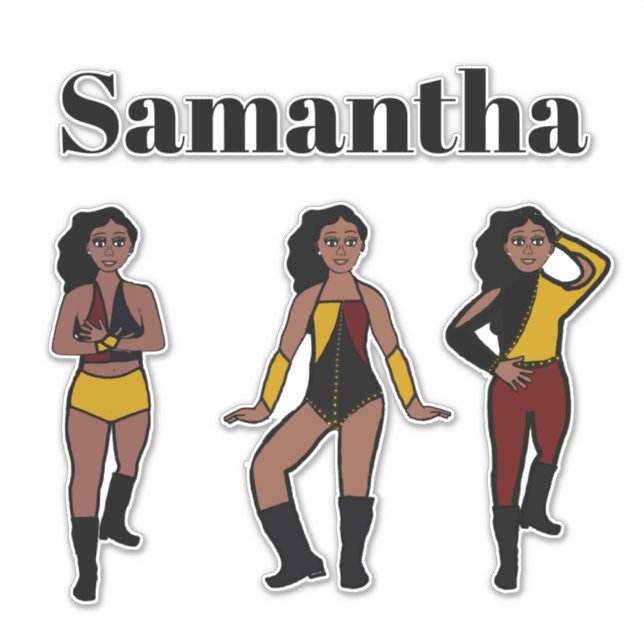 Tri Style Dancer Gold Cherry #1 Sticker (Front)