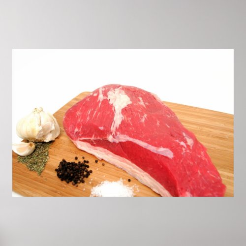 Tri Tip Roast And Species Poster