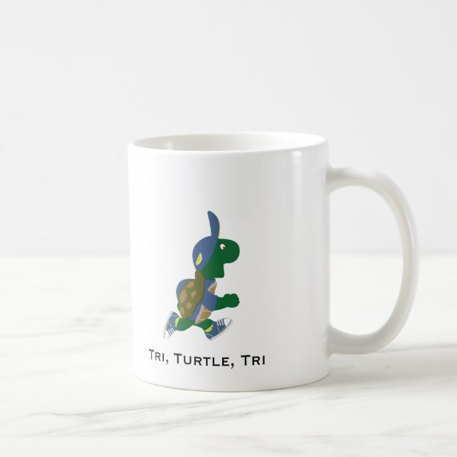 Tri, Turtle, Tri Coffee Mug (Right)