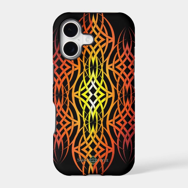 Triad Eclipse ( Flames ) Iphone Case (Back)