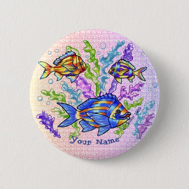 Triad Fish Button (Front)