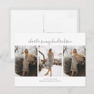 Triad Graduation Announcement Postcard