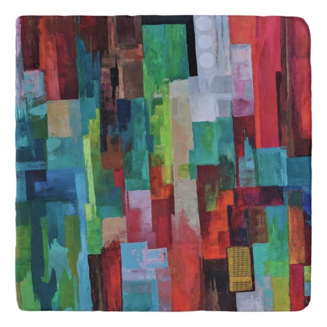 Triad Marble Trivet (Front)