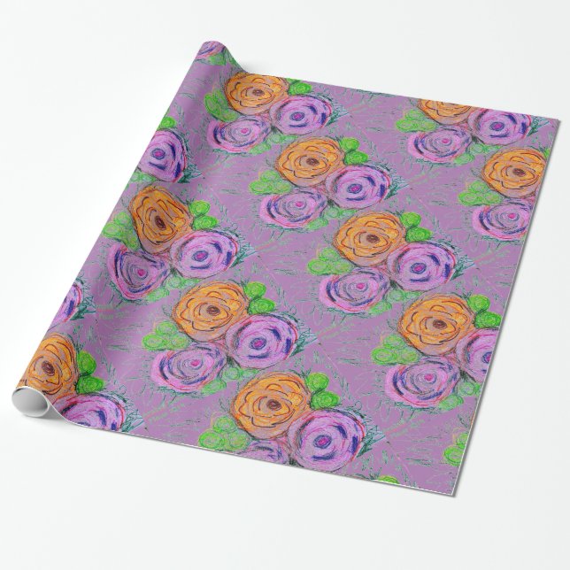 Triadic Wrapping Paper (Unrolled)