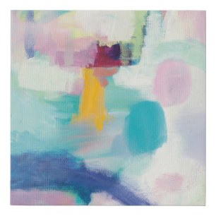 Trial and Airy Bright Faux Canvas Print