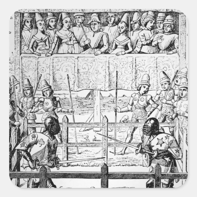 Trial by Ordeal - The Combat Square Sticker (Front)