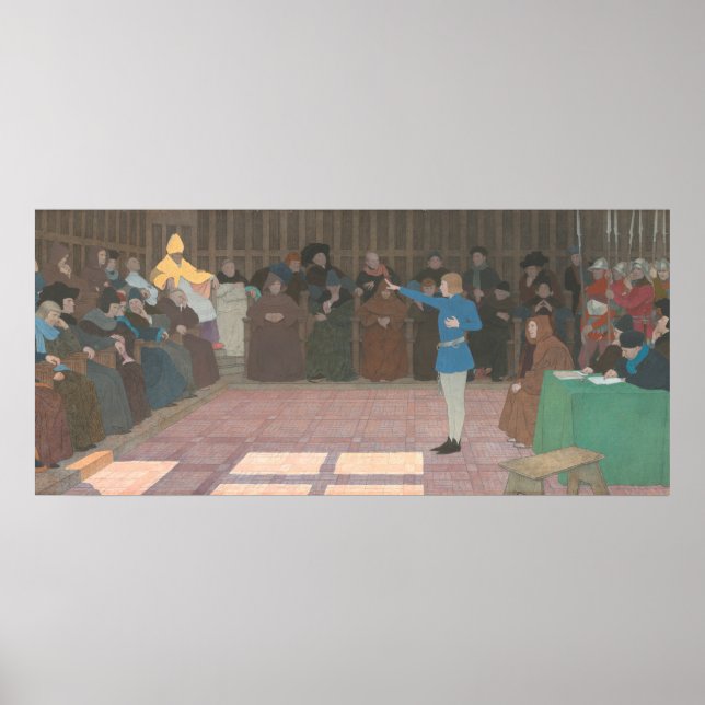 Trial of Joan of Arc - Boutet de Monvel Fine Art Poster (Front)