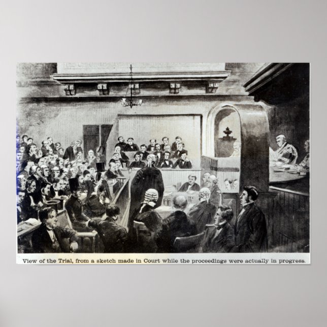 Trial of Madeleine Smith, 1857 Poster (Front)