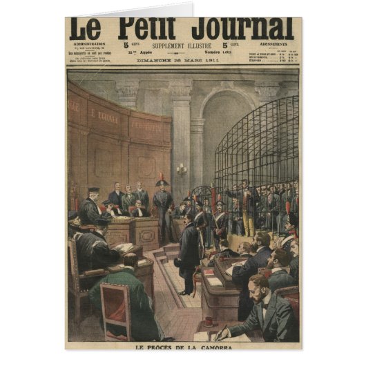 Trial of the Camorra Cards (Front)