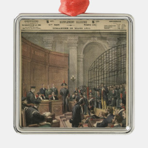 Trial of the Camorra Metal Ornament