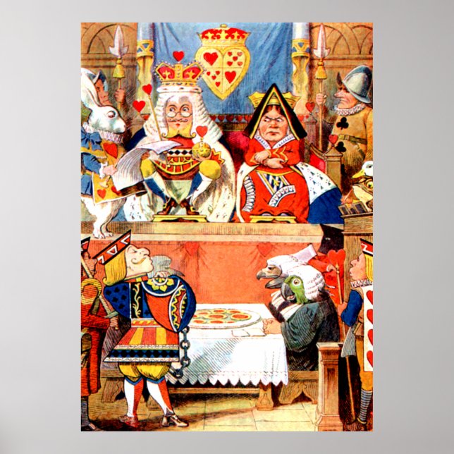 Trial of the Knave of Hearts in Wonderland Poster (Front)