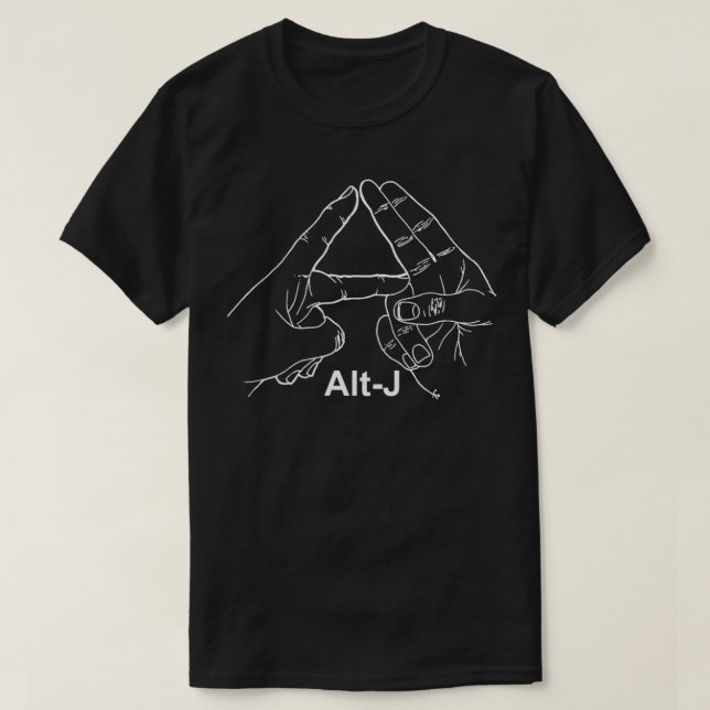 Triangel Finger ALT-J Logo Essential T-Shirt (Design Front)