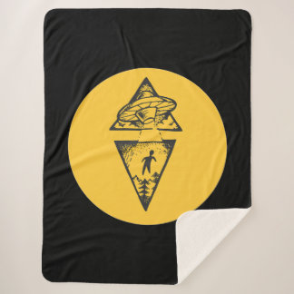 Triangle Abduction Sherpa Blanket