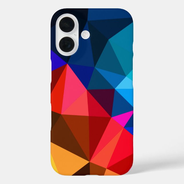 triangle abstract and daisy Case-Mate iPhone case (Back)